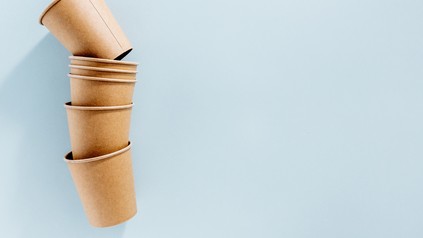 Recycelbare Coffee-to-go-Becher aus Papier