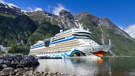 Ein Kreuzfahrtschiff von Aida