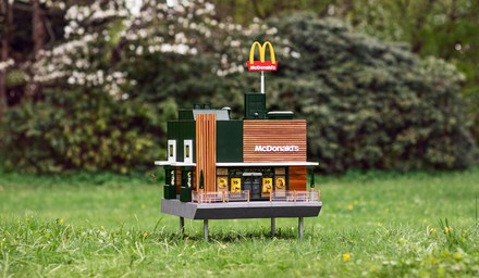 Miniaturnachbildung von einem McDonald’s Restaurant