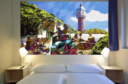 Ein Zimmer im B&B Neu Ulm