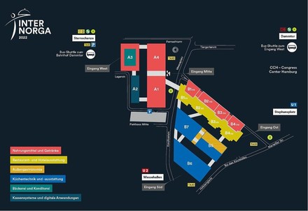 Messeplan Internorga 2022