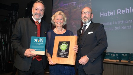 Hannes Lichtmannegger (links) und seine Frau Martina sowie Jens Rosenbaum