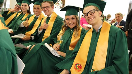 Die Abschlusschüler einer Akademie