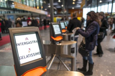 Der elektronische Einlass auf der Intergastra