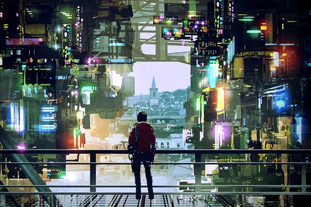 Eine Stadt in der ZUkunft