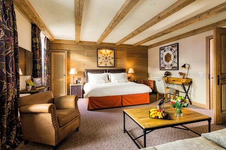 Ein im Country House-Style eingerichtetes Hotelzimmer