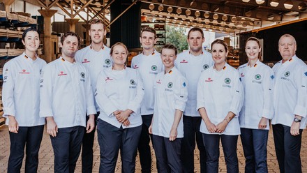 Deutsche Köchenationalmannschaft in der Kategorie National.