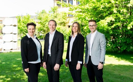 Natalie Blaser, Kevin Kregar, Michèle Knecht und Colin Aeschlimann