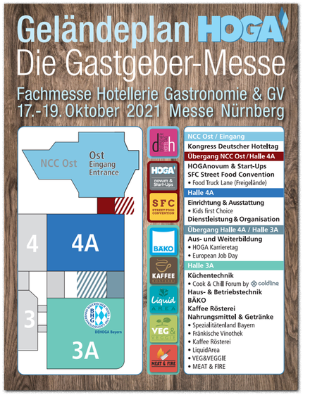 Hallen Plan HOGA Nürnberg