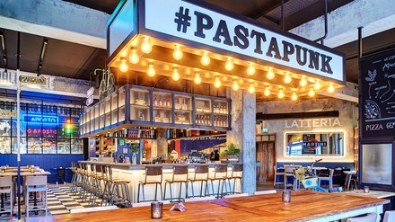 Blick in das neue Aposto Restaurant in Aschaffenburg