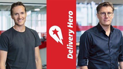 CEO Niklas Östberg und CFO Emmanuel Thomassin von Delivery Hero
