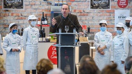 Hubert Aiwanger bei seiner Eröffnungsrede zur Hoga 2021