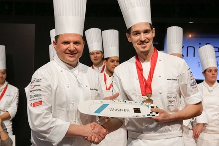 Mario Garcia mit Franck Giovannini bei der Preisübergabe