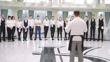 Personal eines Hotels