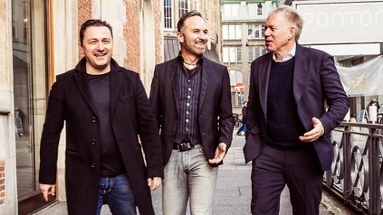 Remo Gianfrancesco, Matthias Schneider und Johannes B. Kerner