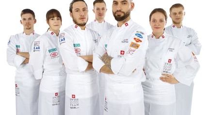 Frederik Jud, Stefanie Siegenthaler, Christian Oliveira, Niklas Schneider, Jordan Thompson, Jennifer Kunz und Silvan Holenstein