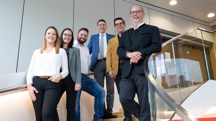 Das neue Team um Wilfried Denk (links), Peter Schlegl, Marcus Schmuck und Christina Zieglmeier steht fest. (Foto: © Cantine Made by Traube Tonbach; Rodrigo Tomazela)