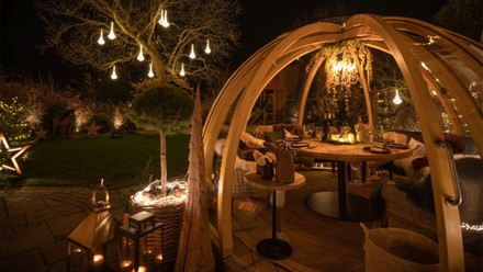 Iglu auf dem Hofgut Dagobertshausen