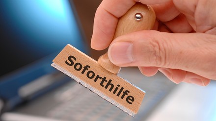 Soforthilfe-Stempel