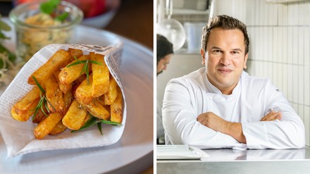 Spitzenkoch Sascha Wolter hat unter der Marke Frittenlove unter anderem Rosmarin Fritten entwickelt