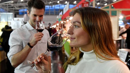 Rotweinverkostung auf der vergangenen Messe Food & Life in München