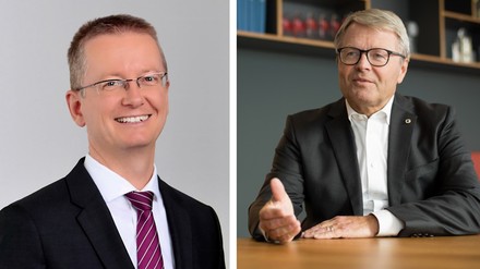 Dr. Ulrich Johannwille (li.) übernimmt ab 01. November 2020 das Amt des CFO der Steigenberger AG von Matthias Heck (re.)