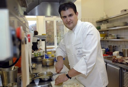 Klaus Erfort in Küche