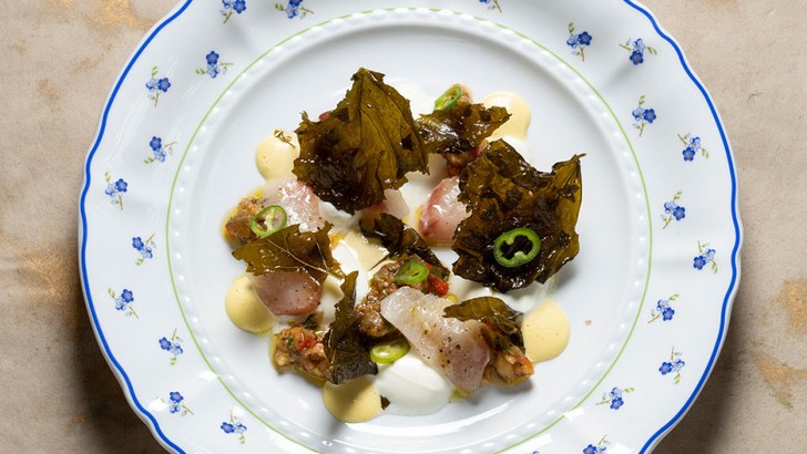 Die Küche im Restaurant Berta ist geprägt von den kulinarischen Einflüssen Israels.