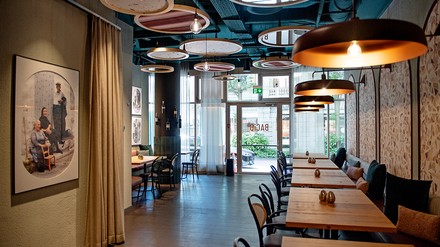 Blick in das neue Restaurant „BACiO della Mamma“ des Ameron Hotels Luzern Flora