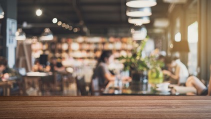 Gäste in einem Restaurant