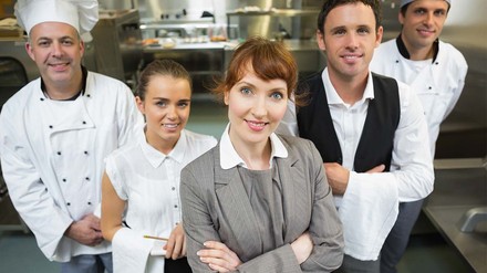 Mitarbeiter eines Hotels