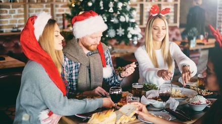 Weihnachten im Restaurant