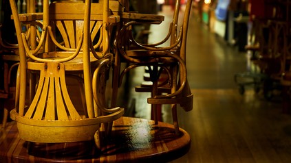 Ein leeres Restaurant