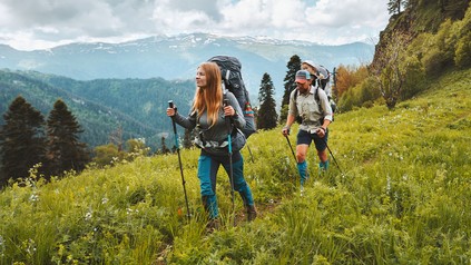 Zwei Wandernde