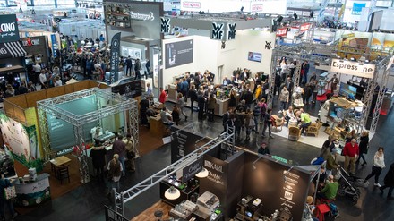 Eine Messehalle auf der HOGA