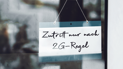 Zutritt 2G