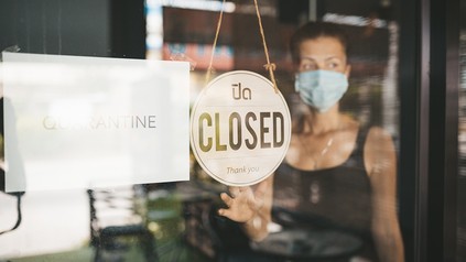 Ein geschlossenes Restaurant