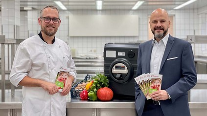 Küchenchef Kai Pfadenhauer und Hotelgeschäftsführer Michael Mauersberger