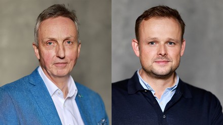 Vl: Siegfried Wenzelmann und Peter Wenzel.