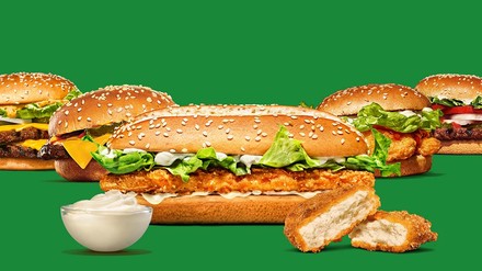 Die veganen Geflügel- und Rindfleischalternativen sind auf Soja- und Weizenbasis. (Foto: © Burger King Deutschland)