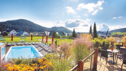 Außenansicht vom Familotel Sonnenpark.
