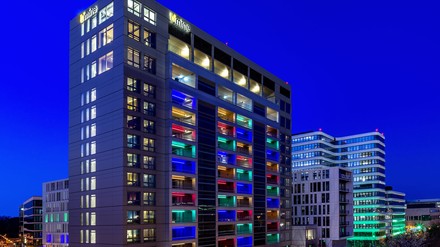 Außenansicht vom Hotel Hotel b’mine Frankfurt Airport.