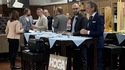 Bild von der Pressekonferenz zur HOGA 2023.