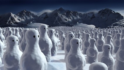 Schneemannarmee.