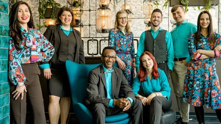 Zufriedene MItarbeiter bei Motel One.