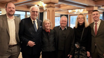 Bernhard Stöhr wird in den Ruhestand verabschiedet.