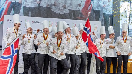 Amtierender Koch-Olympiasieger in der Kategorie National ist Norwegen.