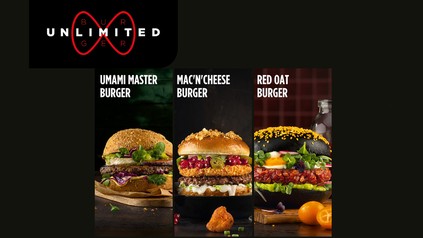 Red Oat Burger, Mac’n’Chesse Burger und Umami Pilz-Patty von Salomon FoodWorld