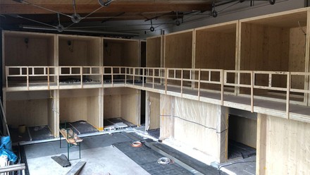 Aus einer alten Turnhalle wird die GymLodge.