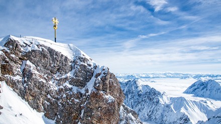 Zugspitze im Winter